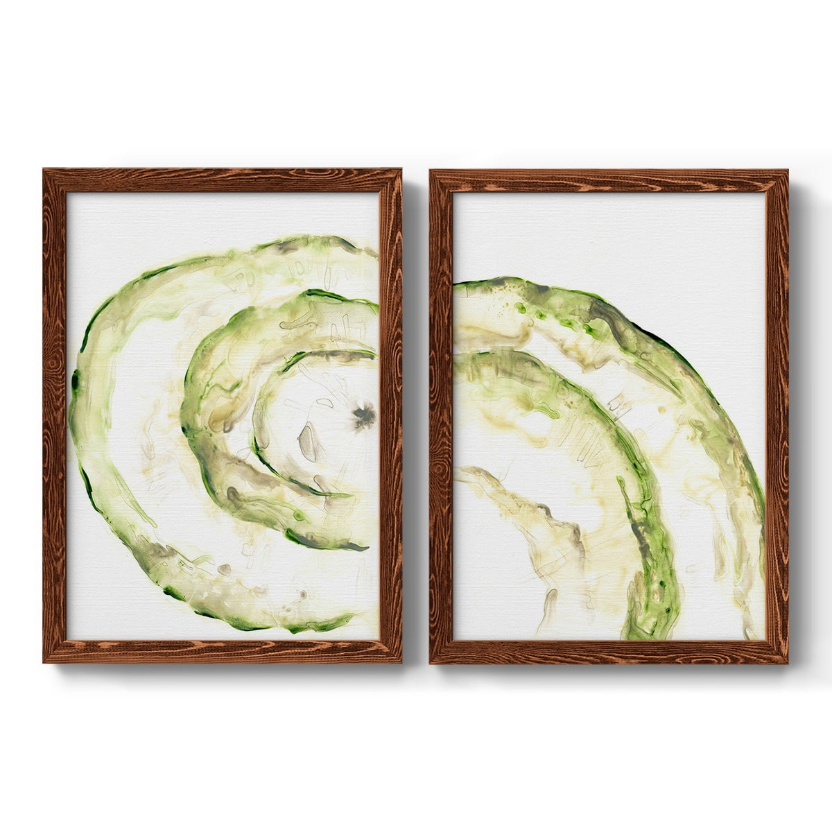 Lichen Halo V - Premium Framed Canvas 2 Piece Set - Ready to Hang