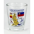 thumbnail image 1 of liechtenstein landmarks and icons collage shot glass, 1 of 1