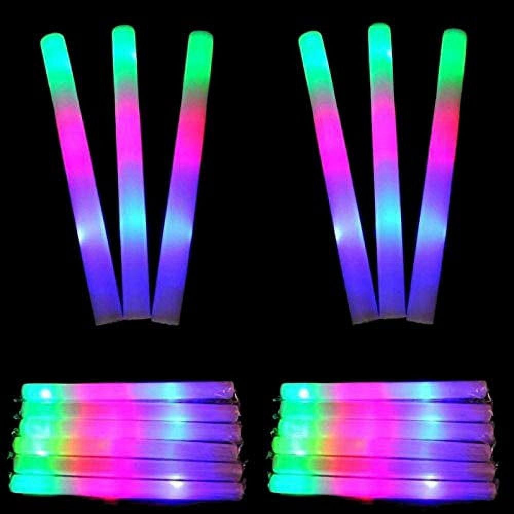 lifbeier Lifbeier 30 PCS Led Foam Sticks - Flashing foam glow sticks Party Supplies Light up Foam Sticks Batons for Birthday, Wedding, Christmas, Halloween