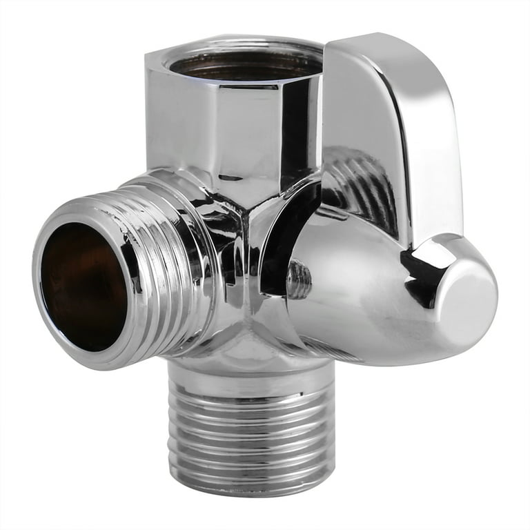 QLOUNI 3-Way Shower Diverter Valve, Shower Head Adapter for Shower