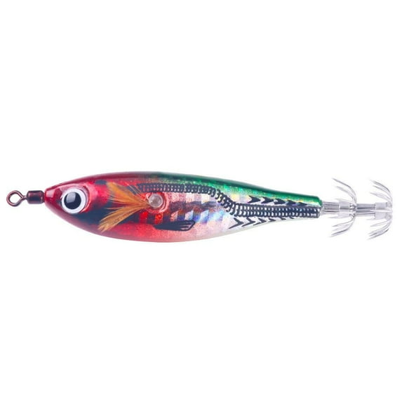 lifelike 2024 7.8CM-5.5G lead sinker fishing tackle Shrimp bait wood shrimp lures octopus lure squid hook 2
