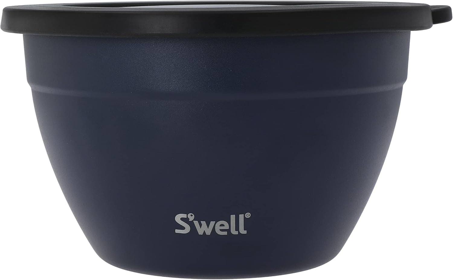 Bote Para Ensaladas Con Abertura Lateral S'well Salad Bowl Kit, Onyx, 1.9L - Salad Lunch Box With Vaina De Ensalada