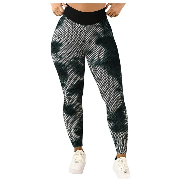 lifting stretchy high yoga leggings ruched pants workout women's