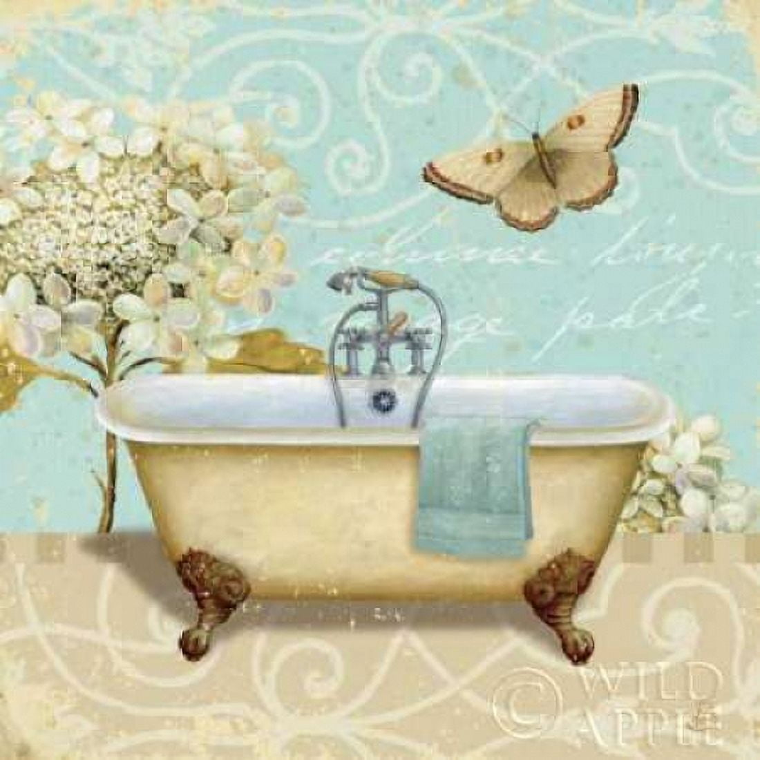 light Breeze Bath I Canvas Art - Daphne Brissonnet (24 x 24)