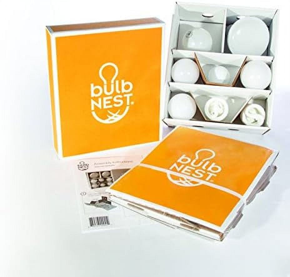 light bulb storage organizer