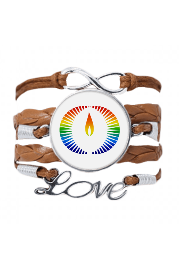 light differentiation identity rainbow equality bracelet chain ornament wristband