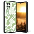 thumbnail image 1 of light-green-and-white-2 Phone Case, Designed for Samsung Galaxy A42 Case Soft Silicon for women girls boys wife gift,Shockproof Phone Cover, 1 of 1