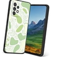 thumbnail image 1 of light-green-and-white-4 Phone Case, Designed for Samsung Galaxy A72 5G Case Soft Silicon for women girls boys wife gift,Shockproof Phone Cover, 1 of 1