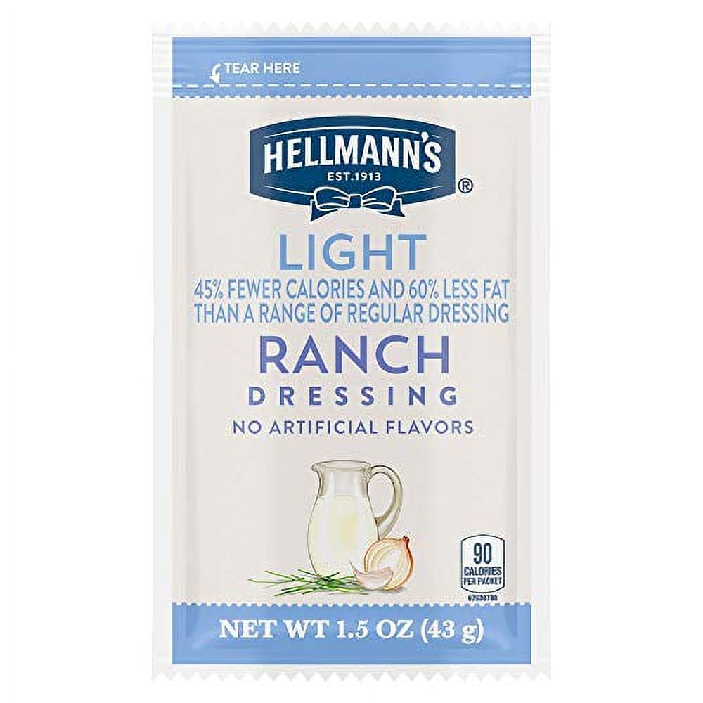 light ranch salad dressing portion control sachets gluten free, no