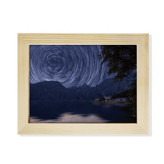light-year stars dark night desktop photo frame picture art decoration painting 6x8 inch