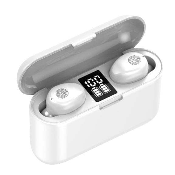 lighten Ear buds Wireless Bluetooth Earbuds Sport 2025 NEW Bluetooth 5.3 Headphones with LED Display 128H Playtime Powerful Bass Over Ear Earphones with Earhooks IP7 Waterproof