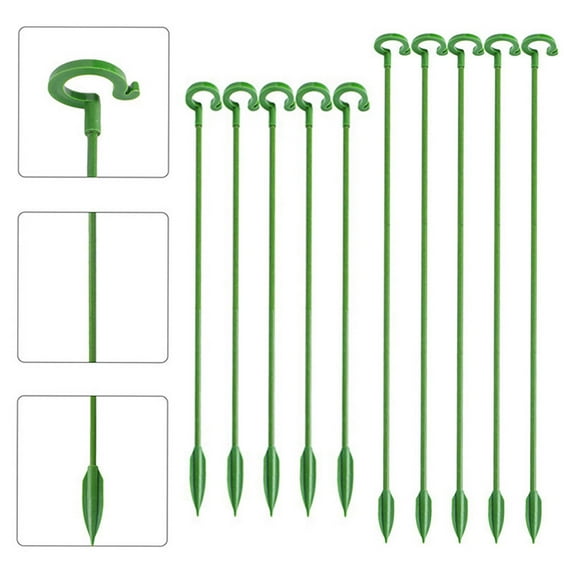 1 Pack Plant Stakes, 19 Inch Plant Support Stakes, Plant Sticks Support, Flower Stakes for Plants Peony, Amaryllis, Marigold, Coreopsis, Tomato Seedling, Sapling Etc