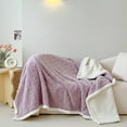 thumbnail image 1 of Cotton Bed Blanket Soft Muslin Boho Bedding Lightweight Breathable Twin Blanket All Season Gauze Blanket, Light Tan, 1 of 4