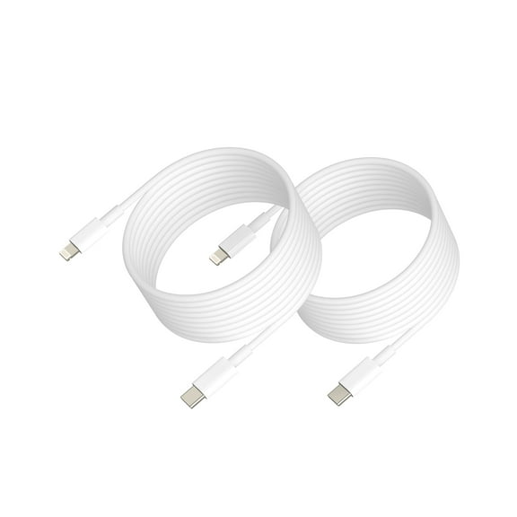 20W USB C to Lightning Charger Cable 2m(2Pack)for iPhone 14 13 12 Pro Car Type C Fast Charging Power Cord for Apple MFi Certified for iPad Thunderbolt Connector Lighting Data Charge Powerline Adapter