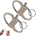 thumbnail image 1 of lightning deals of today Keychain Lighter, Metal Keychains Lighter for Outdoor Car and Home, Keychain Lighters for Release(Silver - 2pcs), 1 of 9
