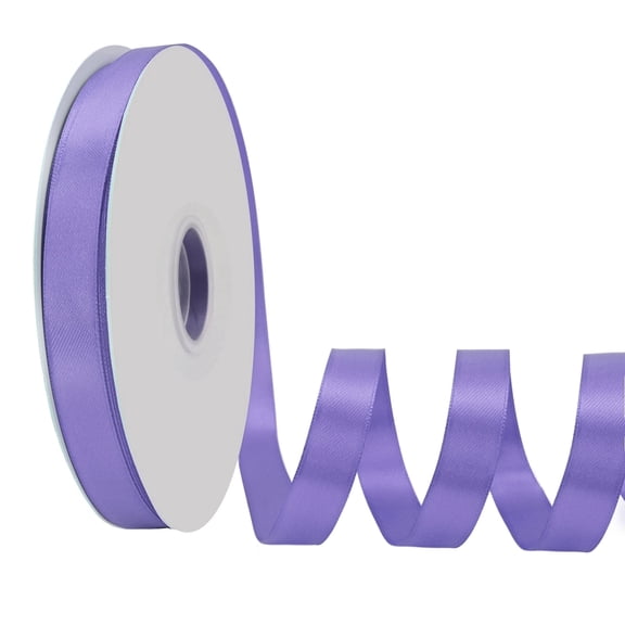 lightpurple Double Face Ribbon 5/8 Inch 100 Yards