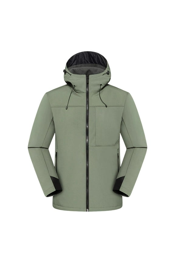 Lightweight Rainjacket Mens Waterproof Drawstring Rain Shell Jacket Raincoat With Hood For Golf Cycling Loose Windbreaker Jackets For Men Army Green Xxxxl