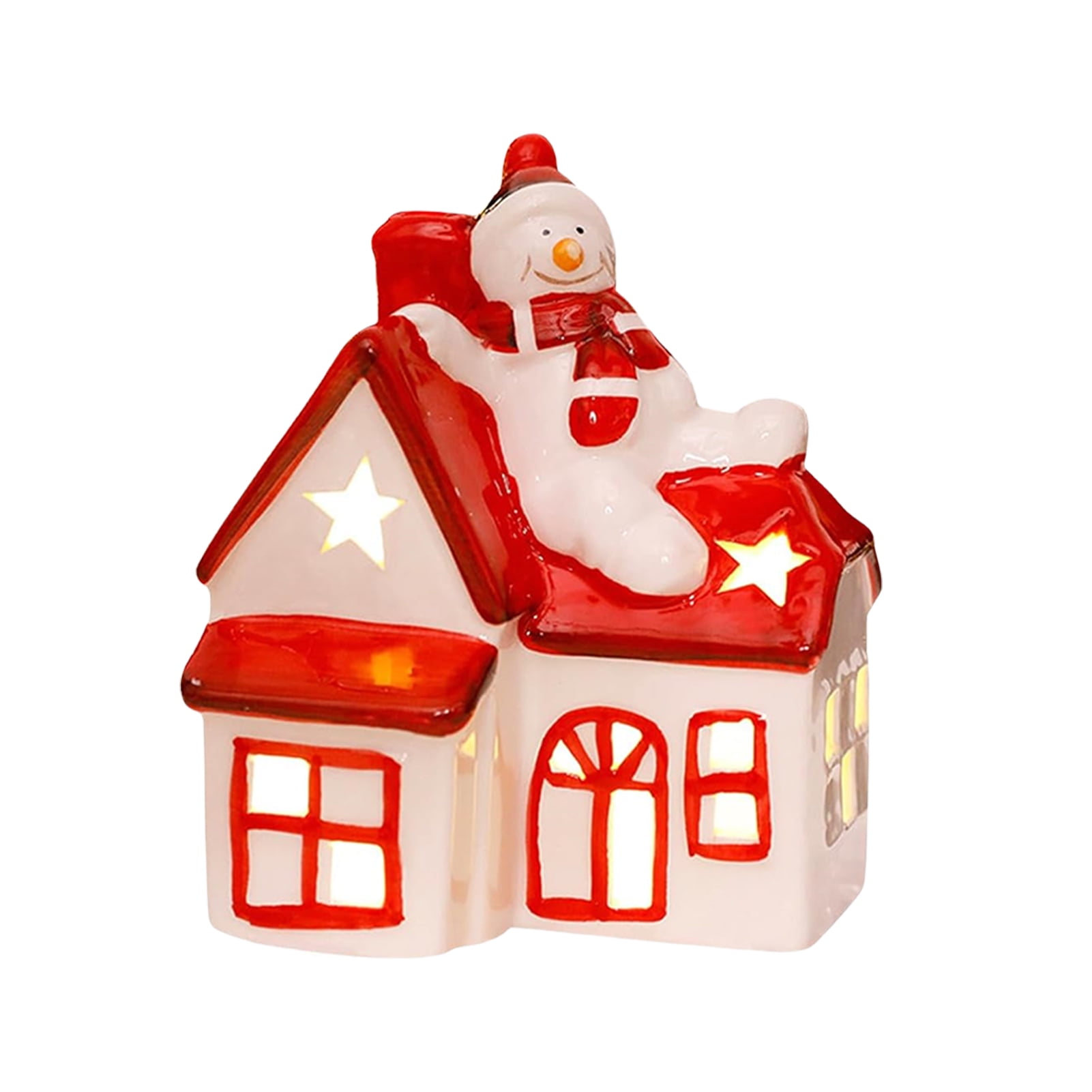 Ceramic Lighted House
