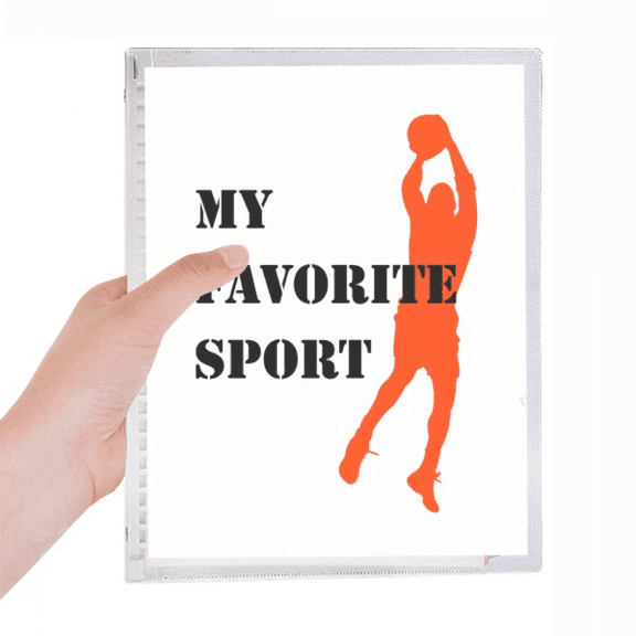 like sports fitness balanced basketball notebook loose diary refillable journal statiry