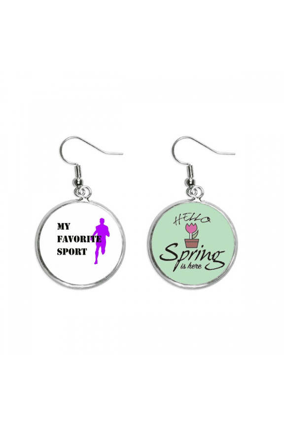 like sports fitness balanced run decoration dangle season sp earring jewelry