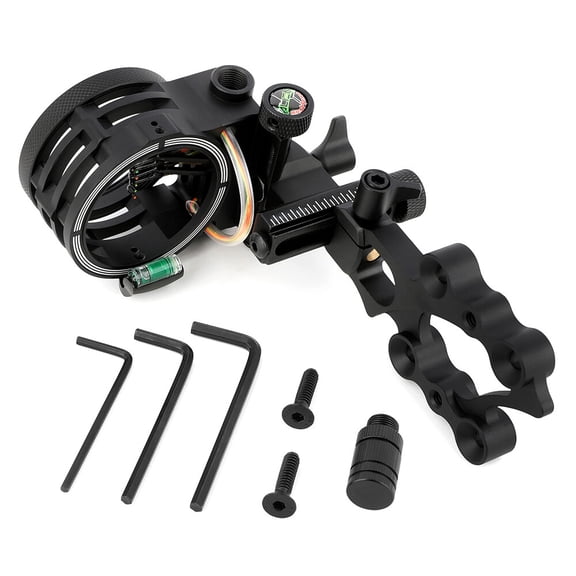 limaity 5 Pin Compound Bow Sight Micro Adjustable .019" Archery Hunting Right Left Hand