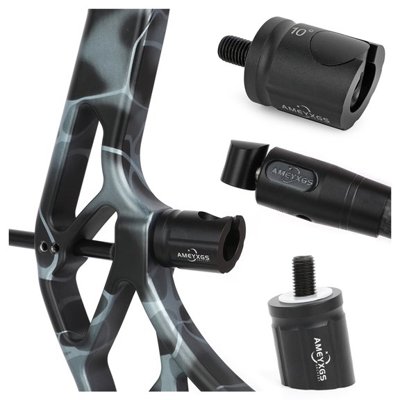 limaity Compound Bow Stabilizer Quick Disconnect 0 5 8 10 Degree Adapter Archery Hunting