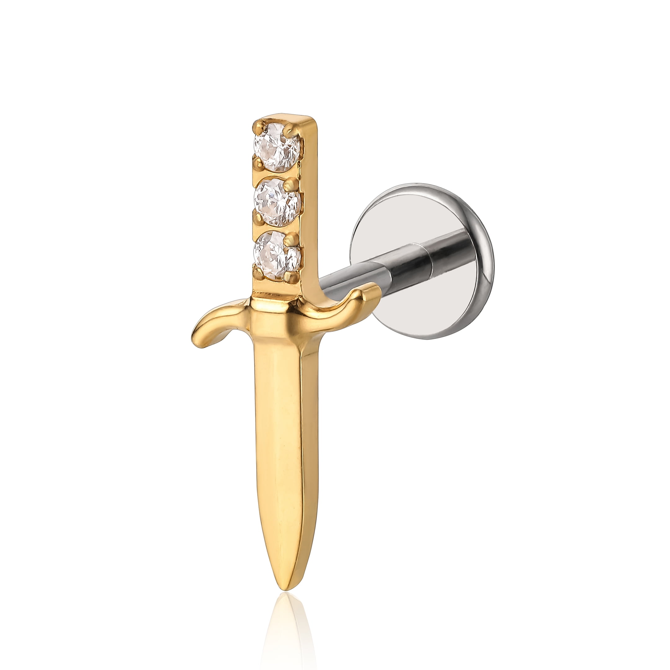 Piercing In Titanio Limerencia 18G - Per Labbra, Naso, Cartilagine, Con 3 Misure Di Barra - Foto 2