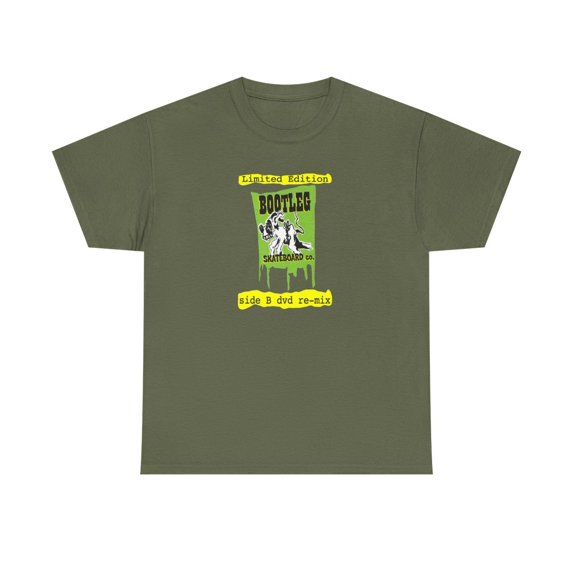 limited edition baker skateboards Vintage remix Retro Classic Skate TShirt Print - Military Green / 2XL