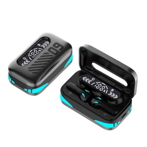 Bluetooth Headphones True Wireless Earbuds 60H Playback LED Power Display Earphones with Wireless Charging Case IPX5 Waterproof in-Ear Earbuds with Mic for Smart Phone Laptop