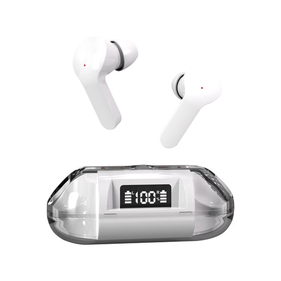 Wireless Earbuds Bluetooth Headphones 80Hrs Playtime Ear Buds IPX7 Waterproof Sports Earphones Wireless Charging Case Over-Ear Earhooks Headest
