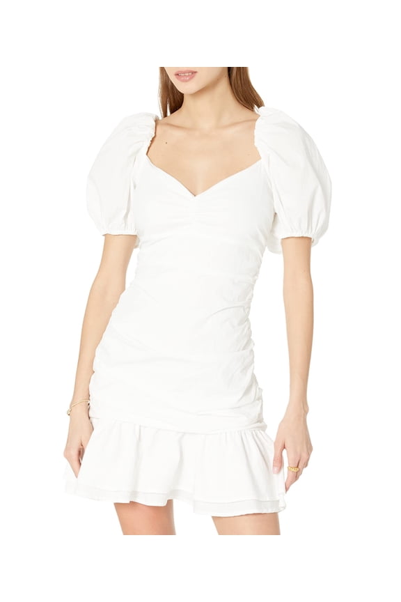 line and dot Hailey Mini Dress White LG