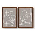 thumbnail image 1 of Linen Roundabout I - Premium Framed Canvas 2 Piece Set - Ready to Hang, 1 of 7