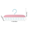 thumbnail image 1 of Lingerie Organizer Hanger Lingerie Organizer Hanger 8 Hook Bra Hanger Closet Storage Rack Wall Mount Underwear Holder forTank Tops Straps Space Saving Home Dorm Organization 8 Hook Bra Hanger, 1 of 6