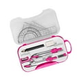thumbnail image 1 of lingyoucraft Math Geometry Set Protractor Ruler Pencil for Pink, 1 of 8