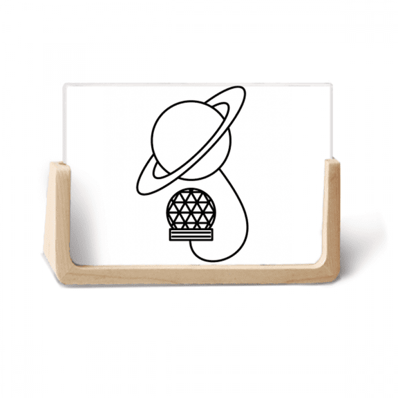 link crystal ball planet photo wooden photo frame tabletop display