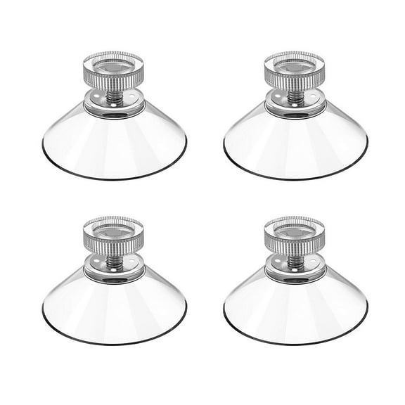 linyes 40mm Thumb Screw Clear Suction Cups Nut Rubber Suckers Plastic Suction Cup