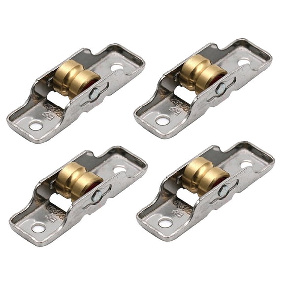 linyes 4pcs Stainless Steel Sliding Door Rollers Heavy Silent Bearing Window Rollers