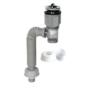 linyes Bathroom Sink Drain Pipe: Straight or Side Discharge Smell-Proof & Easy Install!