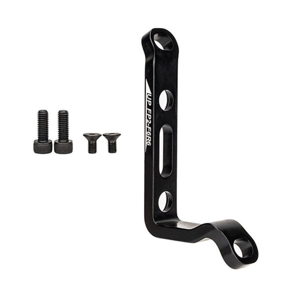 linyes Bicycle Brake Adapter for 160mm Rotors Post to Flat Mount Compatibility