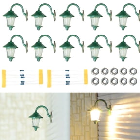 linyes Complete Lamps Toy Kits 3V AC Or DC For Building Layout For Railway HO Scale