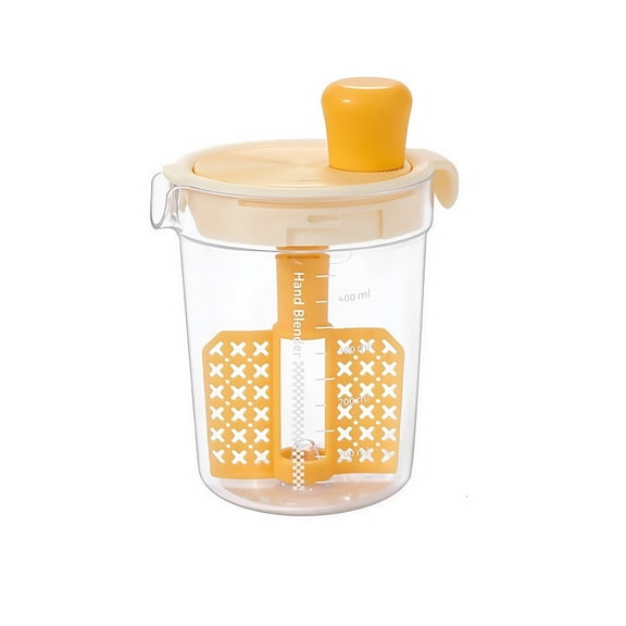 linyes Eggbeater Salad Sauce Mixer Hand Mixer Drain Cup With Scale Kitchen Baking Tool