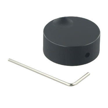 linyes Encoder Knob Volume Control Knob 32x13mm Accessory Aluminum Knob Anti-slip For 6mm Potentiometer Matte Control Knob Black