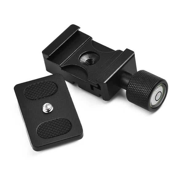 linyes K30 Clamp And 1/4" Mount QR Quick Release Plate 30mm For Benro Arca Swiss Tripod CNC Precision Machining