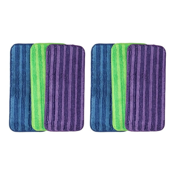 linyes Reusable Mop Pads Compatible with Wet Jet, Wet Jet Pads Refills for Mop, MicroReplacement Pads for Hardwood Floor Cleaning, Dry Wet Mopping Cloths