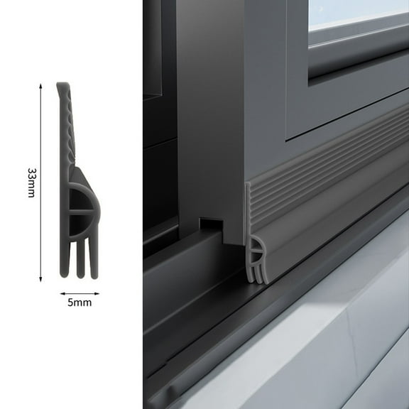 linyes Sliding door and window sealing strips windproof thermal insulation film