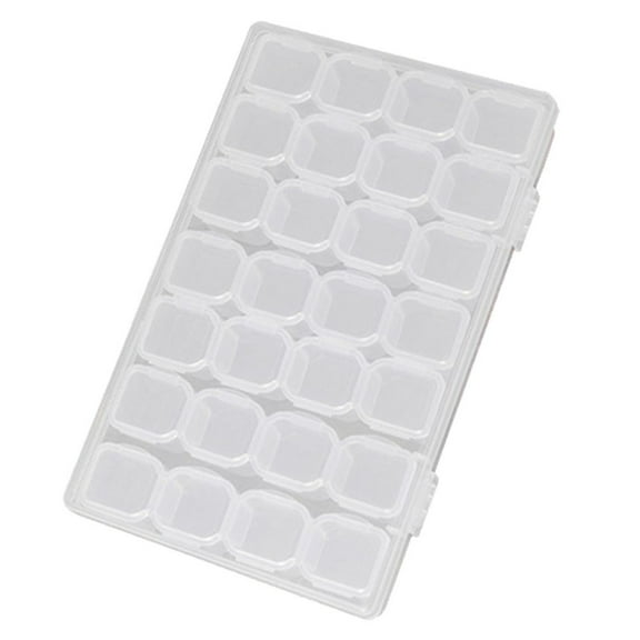 linyes Transparent Portable Acrylic Square Jewelry Storage Box Jewelry Box