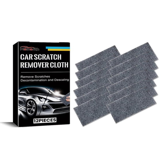 liraijei 12PCS Nano Sparkle Car Cloth for Scratches Nano Magic Cloth Scratch Remover Best M8K5