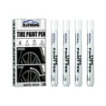 liraijei 4 Pack Tire Marker Pens White Tire Paint Pen Permanent