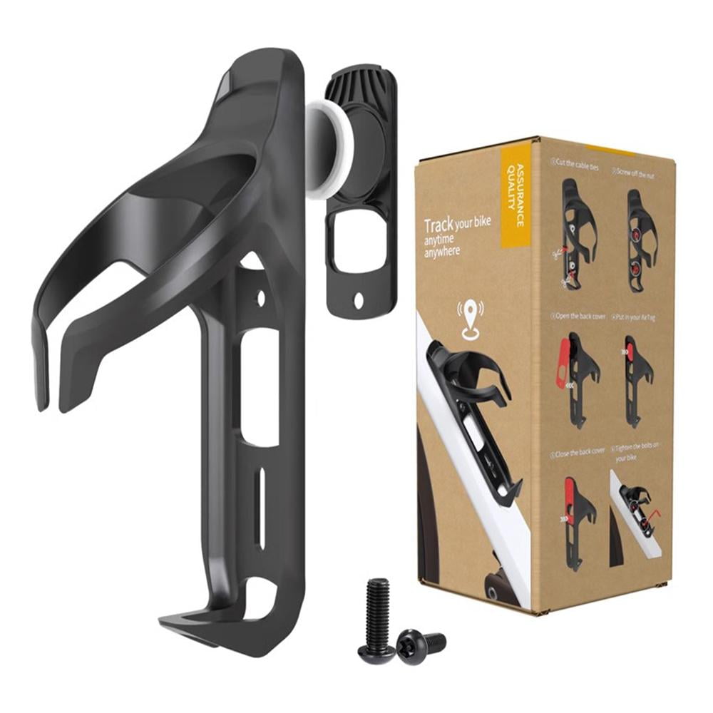 liraijei Airtag Bike Mount Hidden on Water Bottle Holder, MTB Road Bike