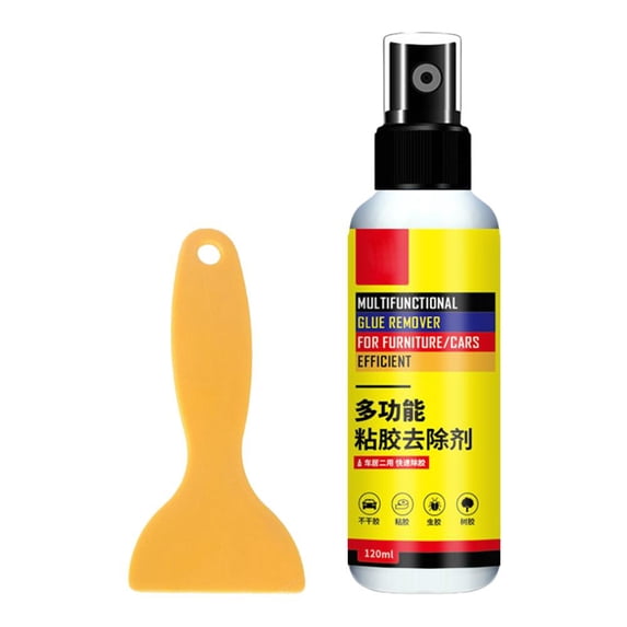 liraijei Car Glue Remover 120ml & Shovel Automotive Residual Adhesive Remover Effectively O8P6